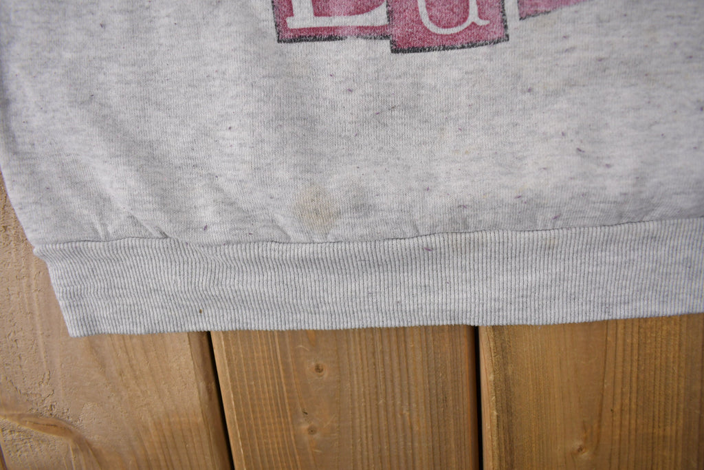 Vintage 1980s Scott Bulldogs Raglan Crewneck Sweatshirt Made In USA