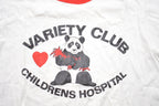 Vintage 1980s Variety Club Children's Hospital Graphic Ringer T-Shirt