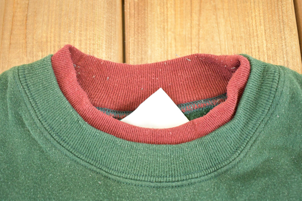 Vintage 1990s Forest Friends Double Collar Souvenir Crewneck Sweatshirt Womens L