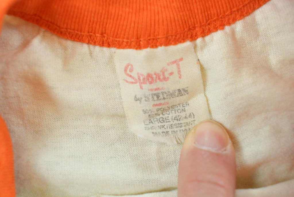 Vintage 1985 Pitman High School Class Of 85 Three Quarter Sleeve Raglan T Shirt Mens L