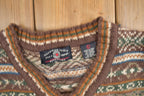 Vintage 1990s American Eagle Knit v Neck Sweater