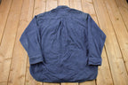 Vintage 1990s Eddie Bauer Blank Button Up Shirt  1990s Button Up  Vintage Flannel  Basic Button Up  Vintage Eddie Bauer