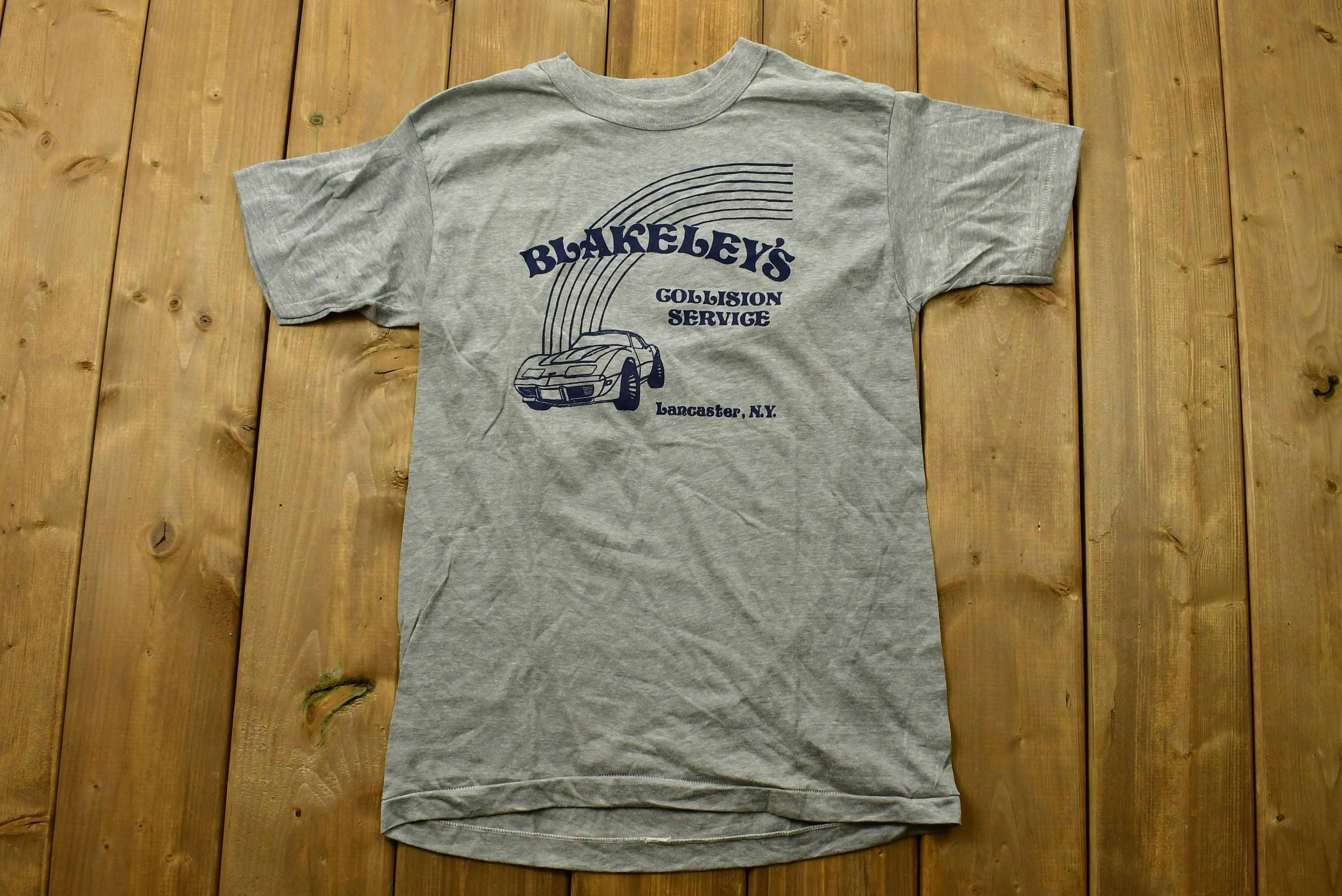 Vintage Blankeley's Collision Service Single Stitch T-Shirt