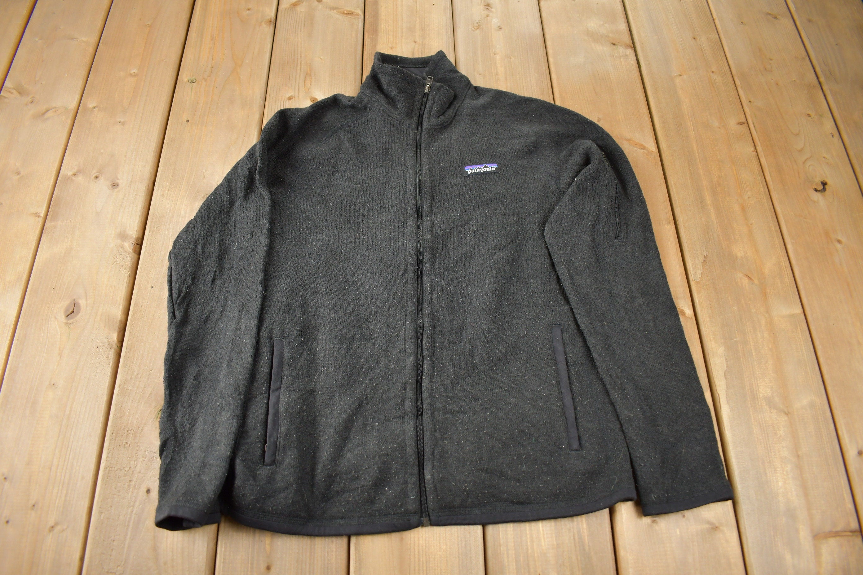 Vintage Y2K Patagonia Full Zip Fleece Sweater Size Small