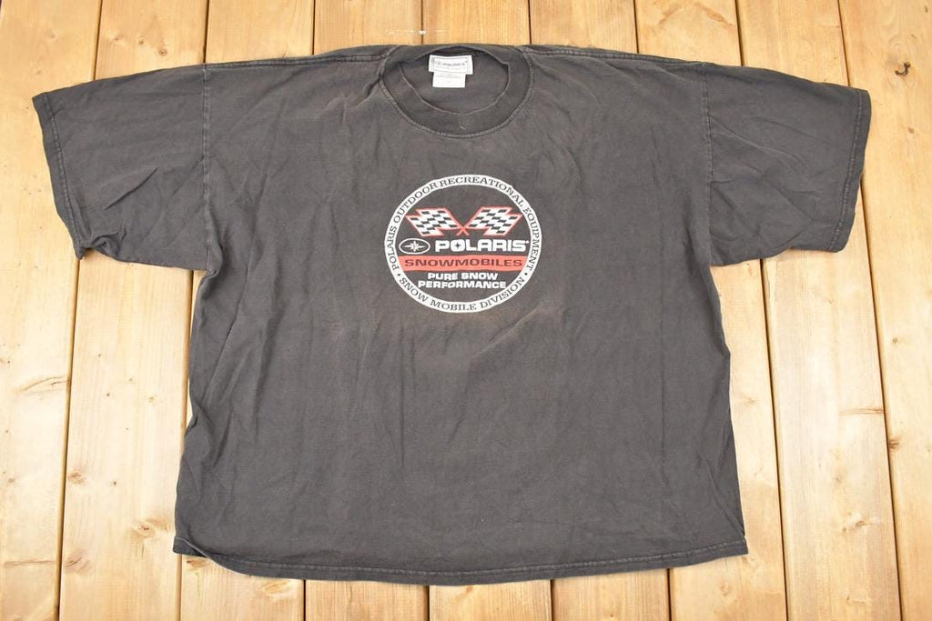 Vintage 1990s Polaris Snowmobiles Souvenir Travel T-Shirt Men's XL