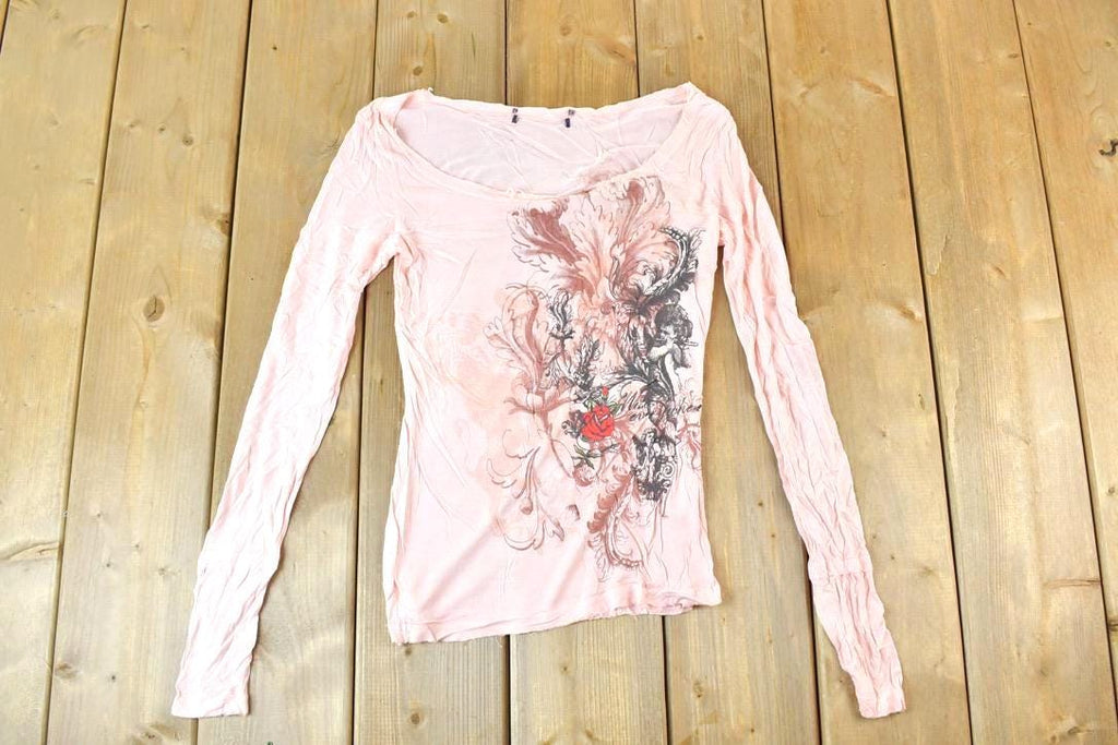 Women Vintage Vigoss Y2K Cherub T-Shirt