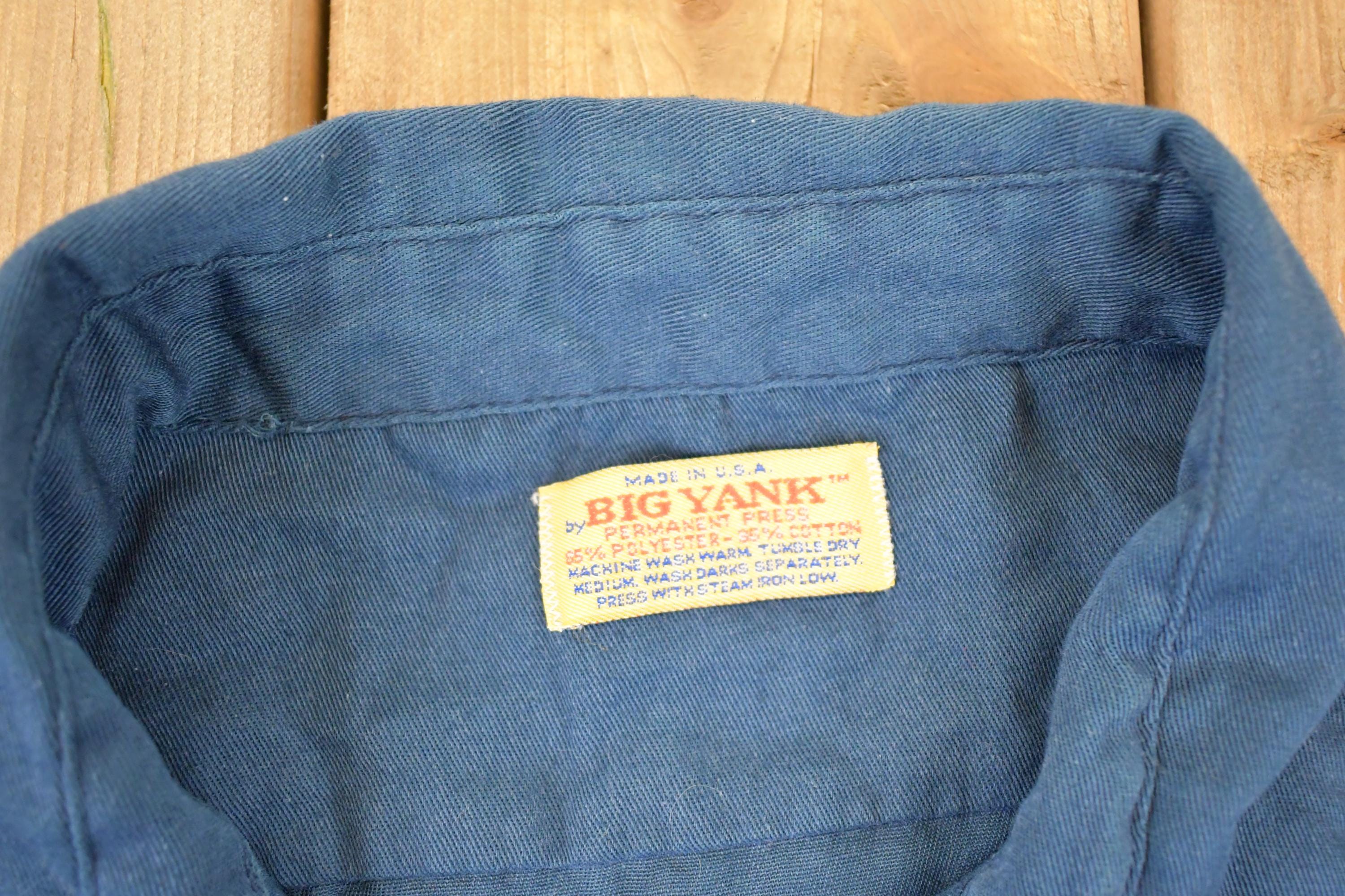Vintage 1990s Big Yank Workwear Button Up Shirt Men's XL
