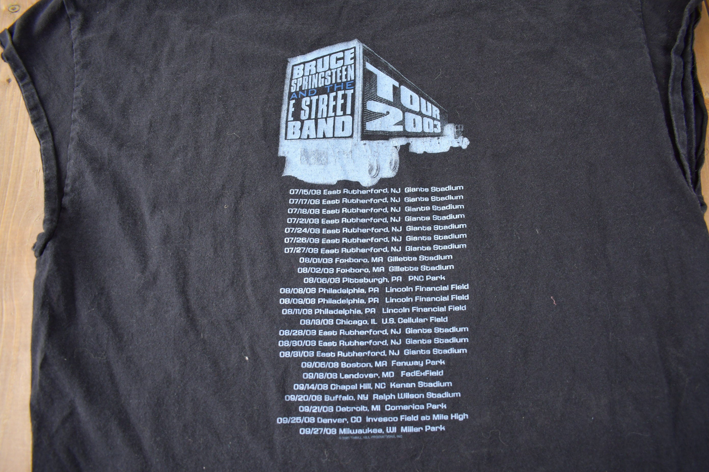 Vintage 2003 Bruce Springsteen & The E-Street Band Tour T-shirt Size XL