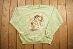 Vintage 1990s Cute Snowman Themed Crewneck Sweatshirt