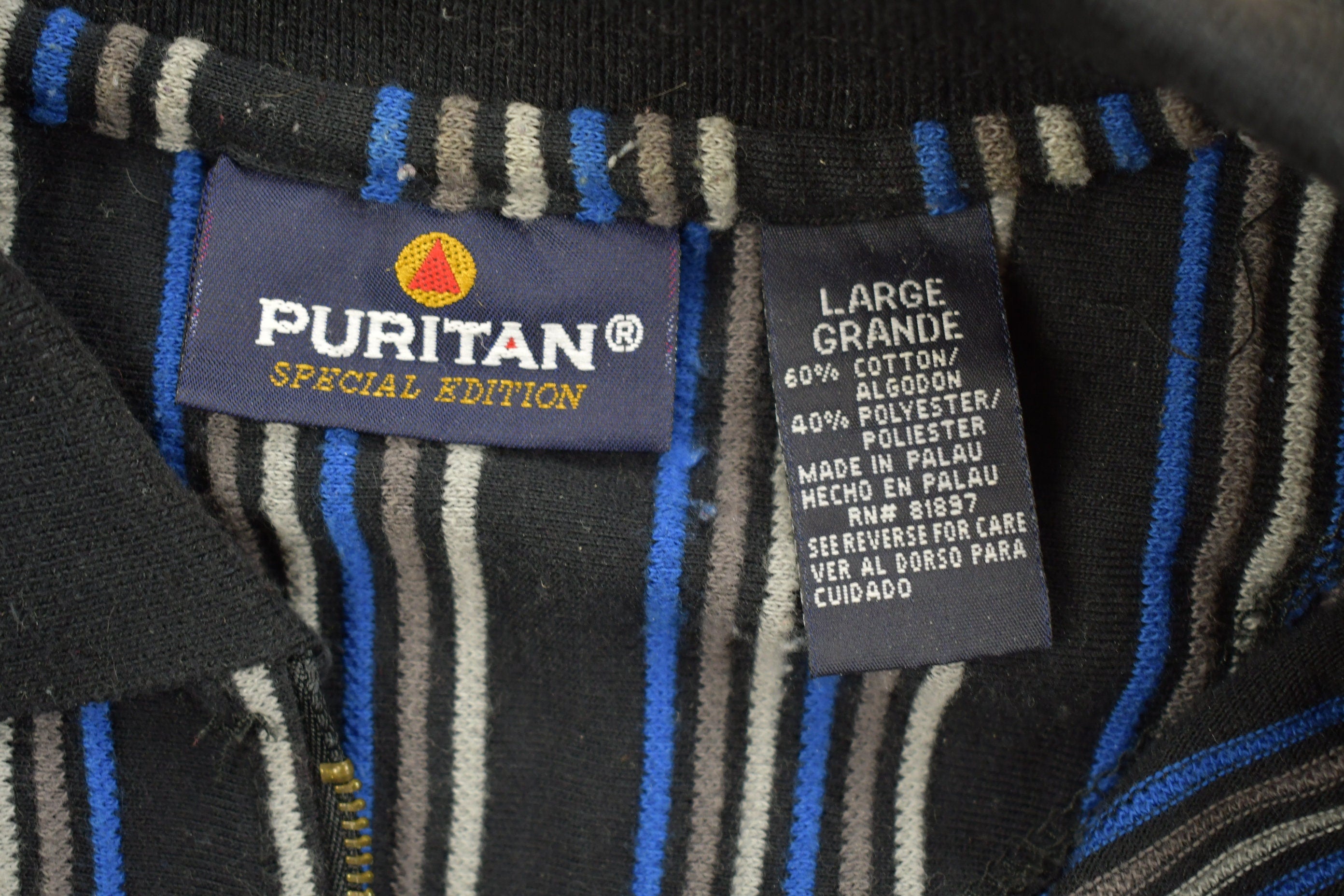 Vintage 1990s Puritan Quarter Zip Up Shirt