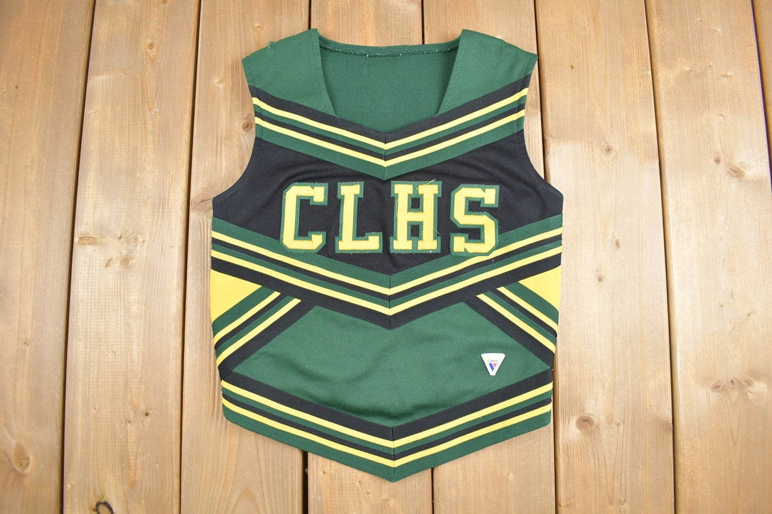 Vintage 1980s CLHS Varsity Cheerleading Uniform Jersey