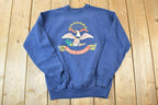 Vintage 1990s Screen Stars North Dakota Souvenir Crewneck Sweatshirt Made In USA