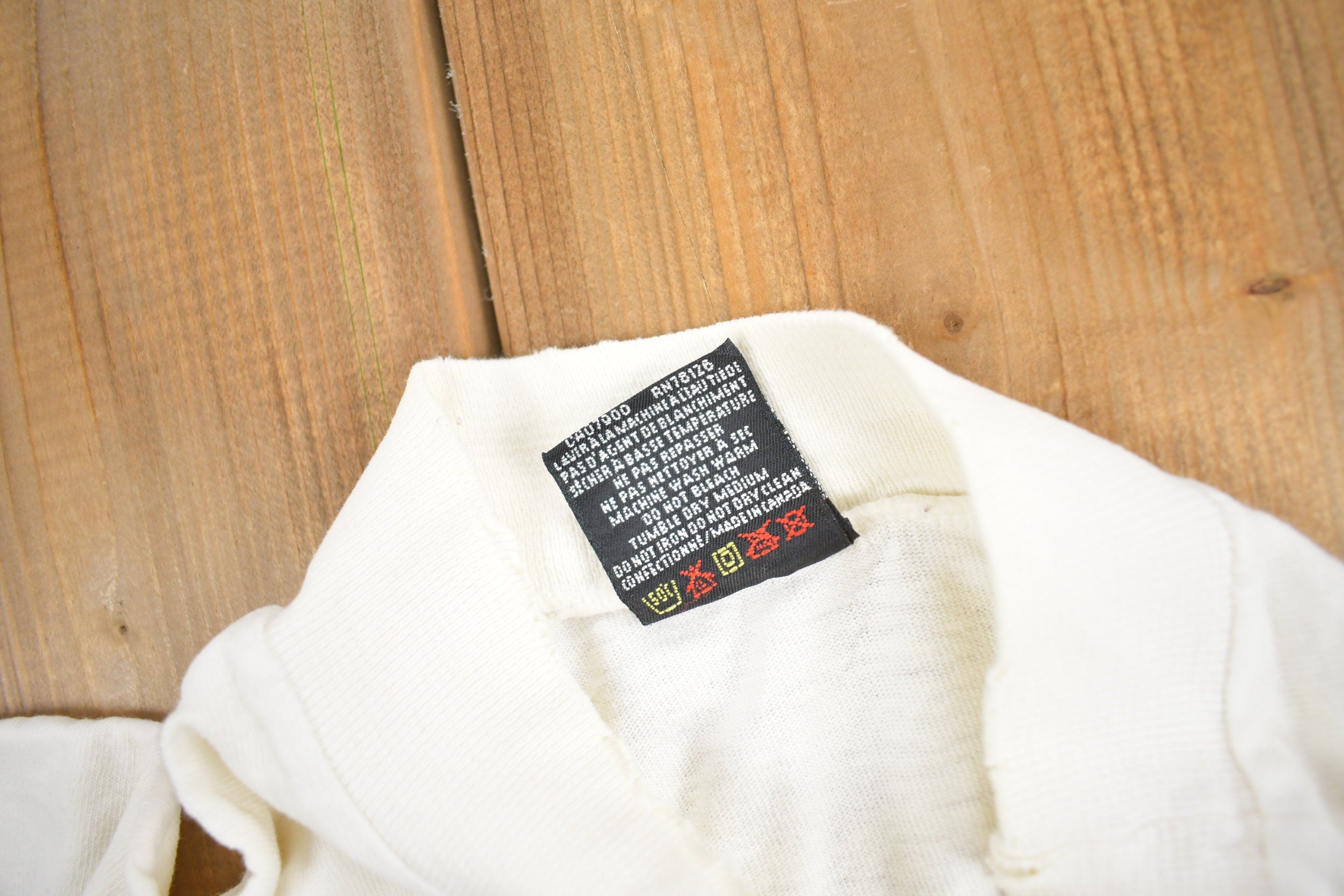 Vintage 1990s Desert Skiing Graphic Long Sleeve T Shirt