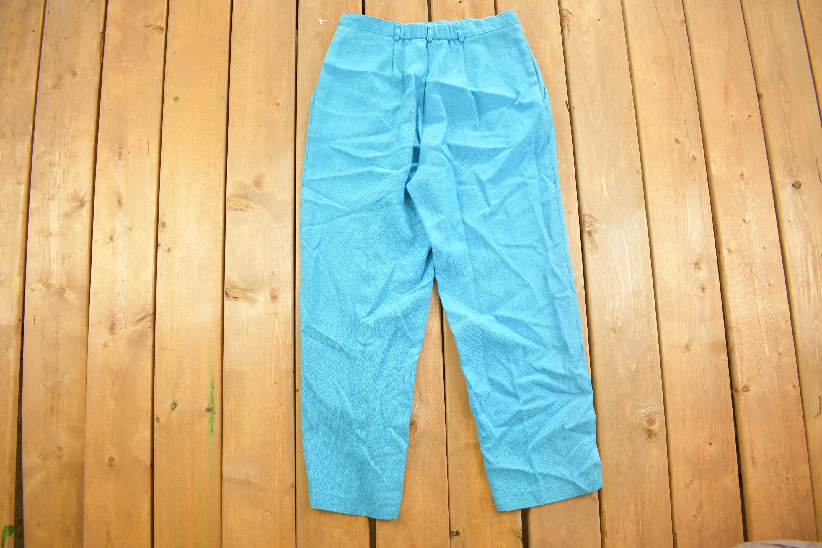 Vintage 1990's Blue Orvis Summer Pants 30-32 x 27.5