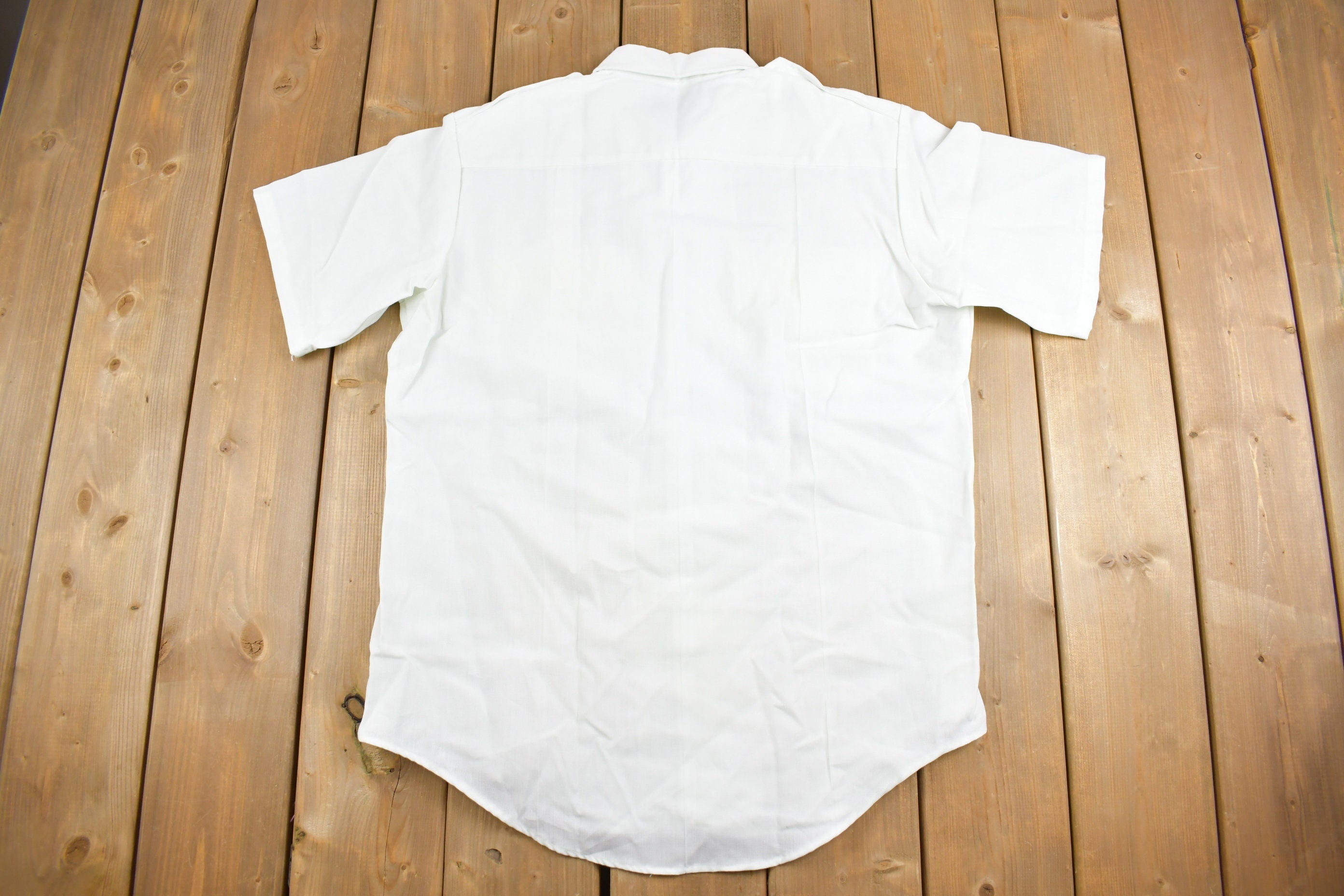 Vintage 1980s Flying Cross Button Up T- Shirt