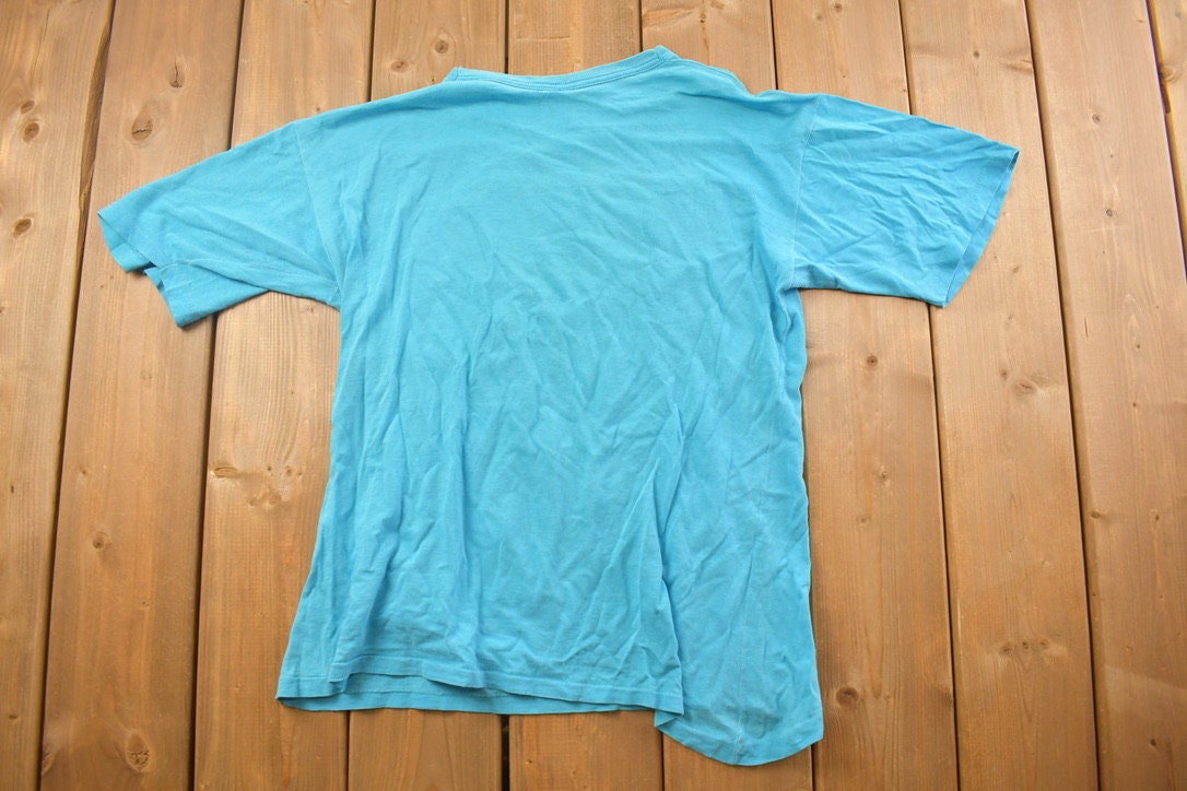 Vintage 1990s "Take The Tube" Malta Surf Graphic T Shirt