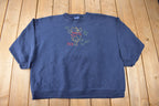 Vintage 1990s Winnie The Pooh Embroidered Disney Crewneck Size 2XL