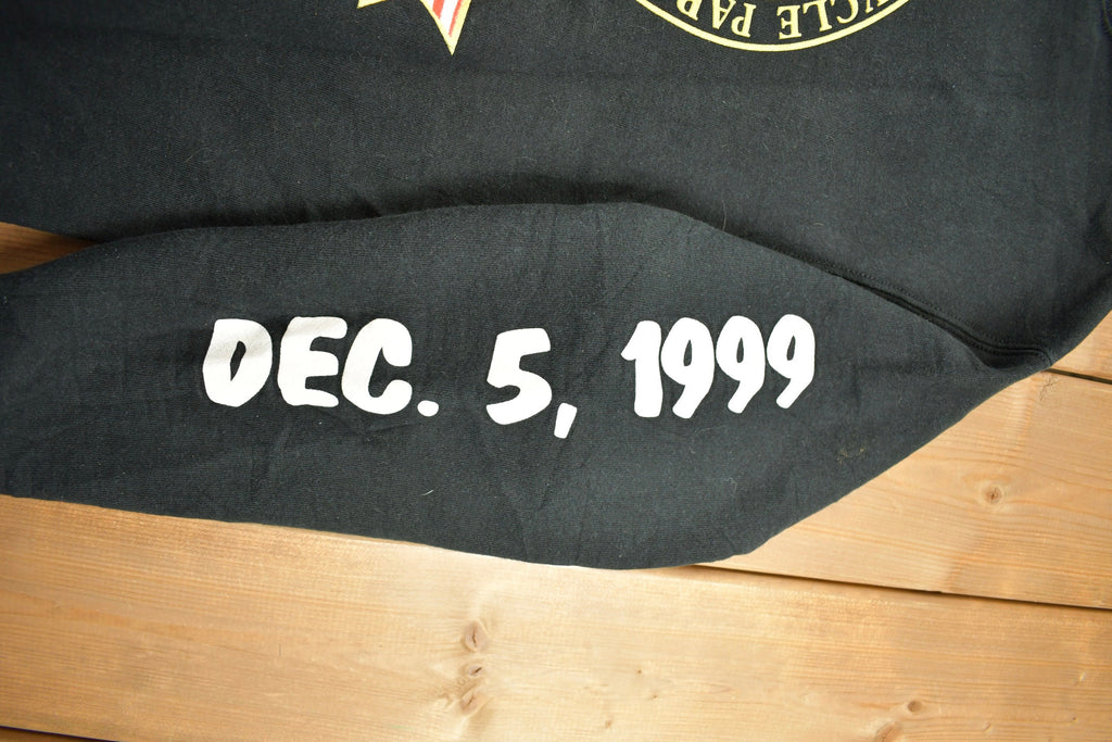 Vintage 1999 Chicagoland Motorcycle Parade Toys For Tots Crewneck Sweatshirt