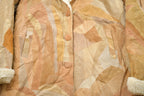Vintage 1980s Patchwork Shearling Hooded Jacket