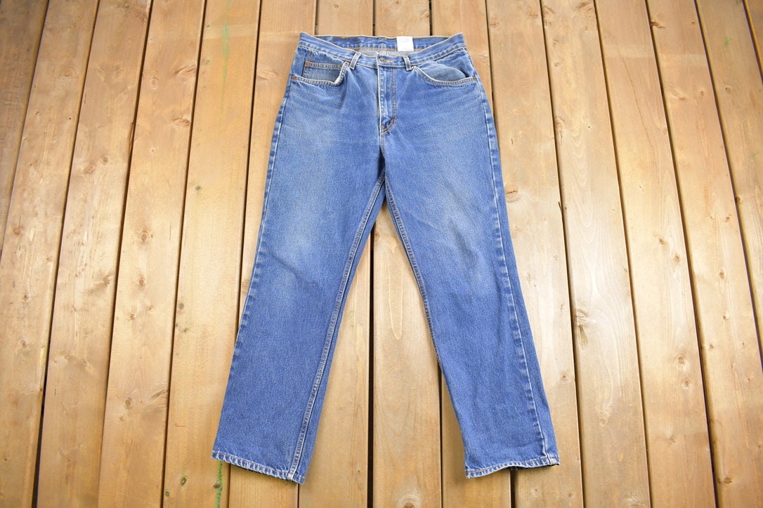 Vintage 1990s Levi's Orange Tab Denim Jeans Size 31 x 28