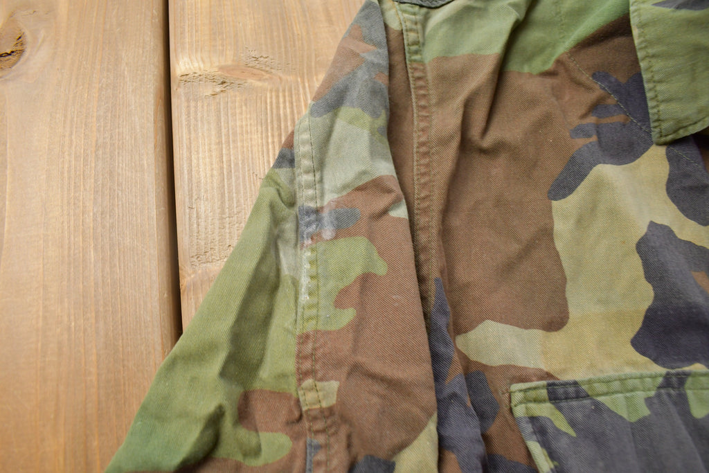 Vintage Military Button Up Shirt