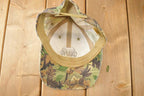 Vintage 1990s Napa Racing Camo Snapback Hat / 90's Embroidered Race Car Cap