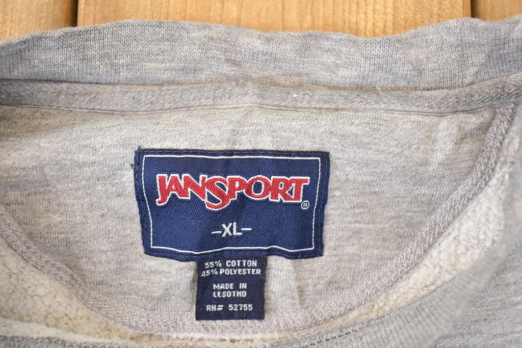 Vintage 1990s Jansport UAA Embroidered Collegiate Crewneck Sweatshirt Men's XL