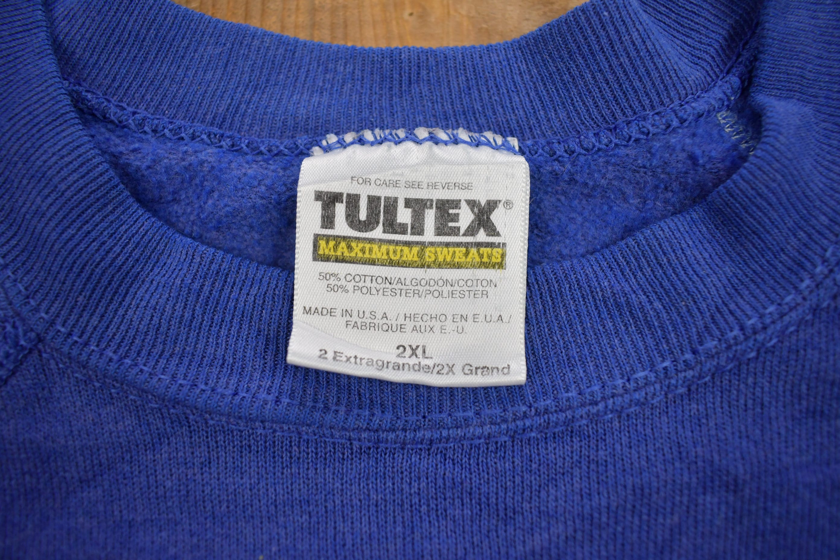 Vintage 1980s Blank Tultex Maximum Sweats Crewneck Sweatshirt