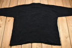 Vintage Autumnal Leaves Embroidered Knit Sweater