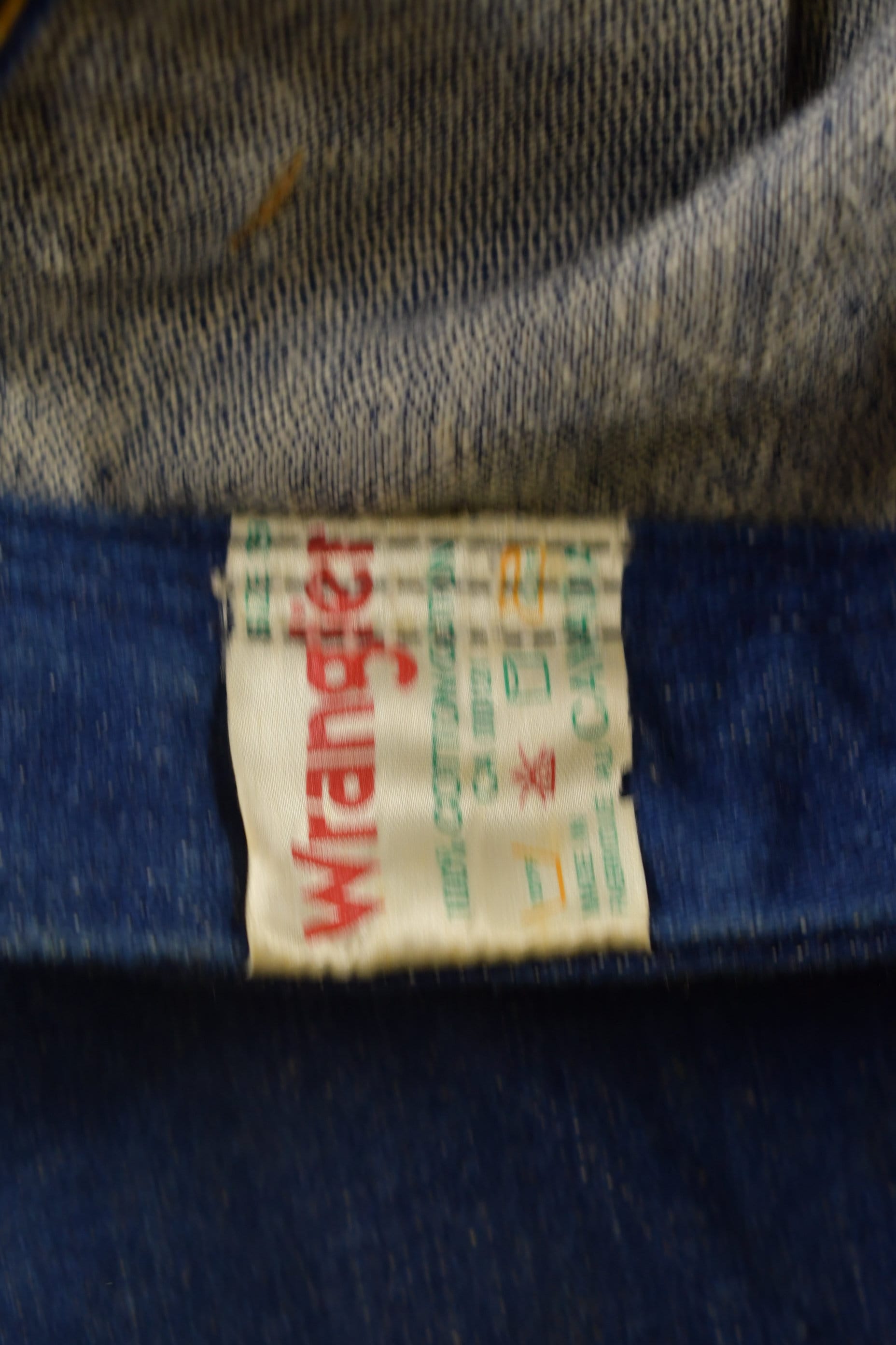 Vintage 1970s Wrangler Dark Wash Denim Jeans 36 x 27