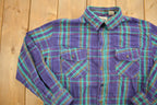 Vintage 1990s Country Touch Plaid Lined Button Up Shirt