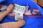 Vintage 1990s SFO Polka Dot Colour Block Crewneck Sweatshirt