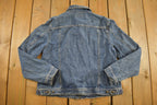 Vintage 1990s Crazy Horse Denim Jean Jacket