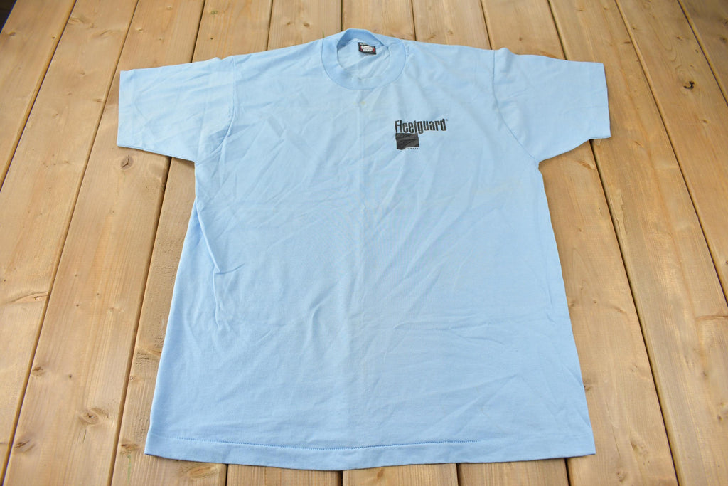 Vintage 1990s Single Stitch Fleetguard Graphic T-Shirt Made In USA