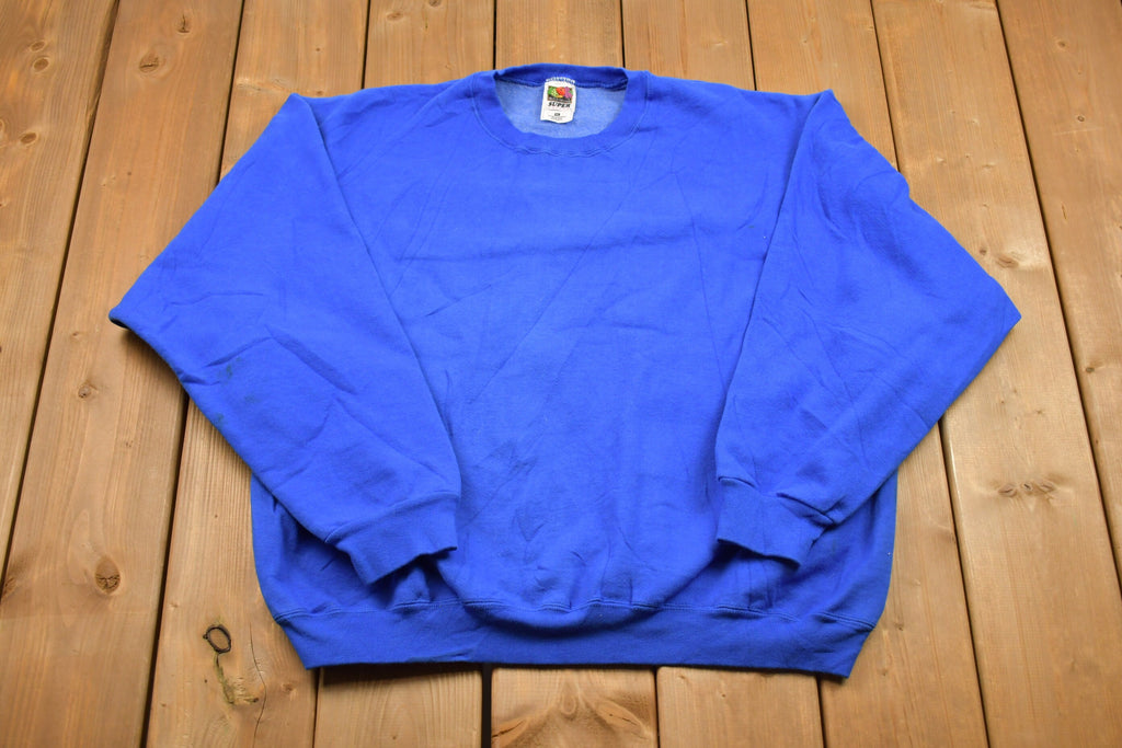 Vintage 1990s Blank Crewneck Sweatshirt /