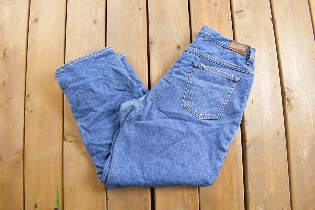Vintage 1990s L.L Bean Fleece Lined Jeans 31 x 26