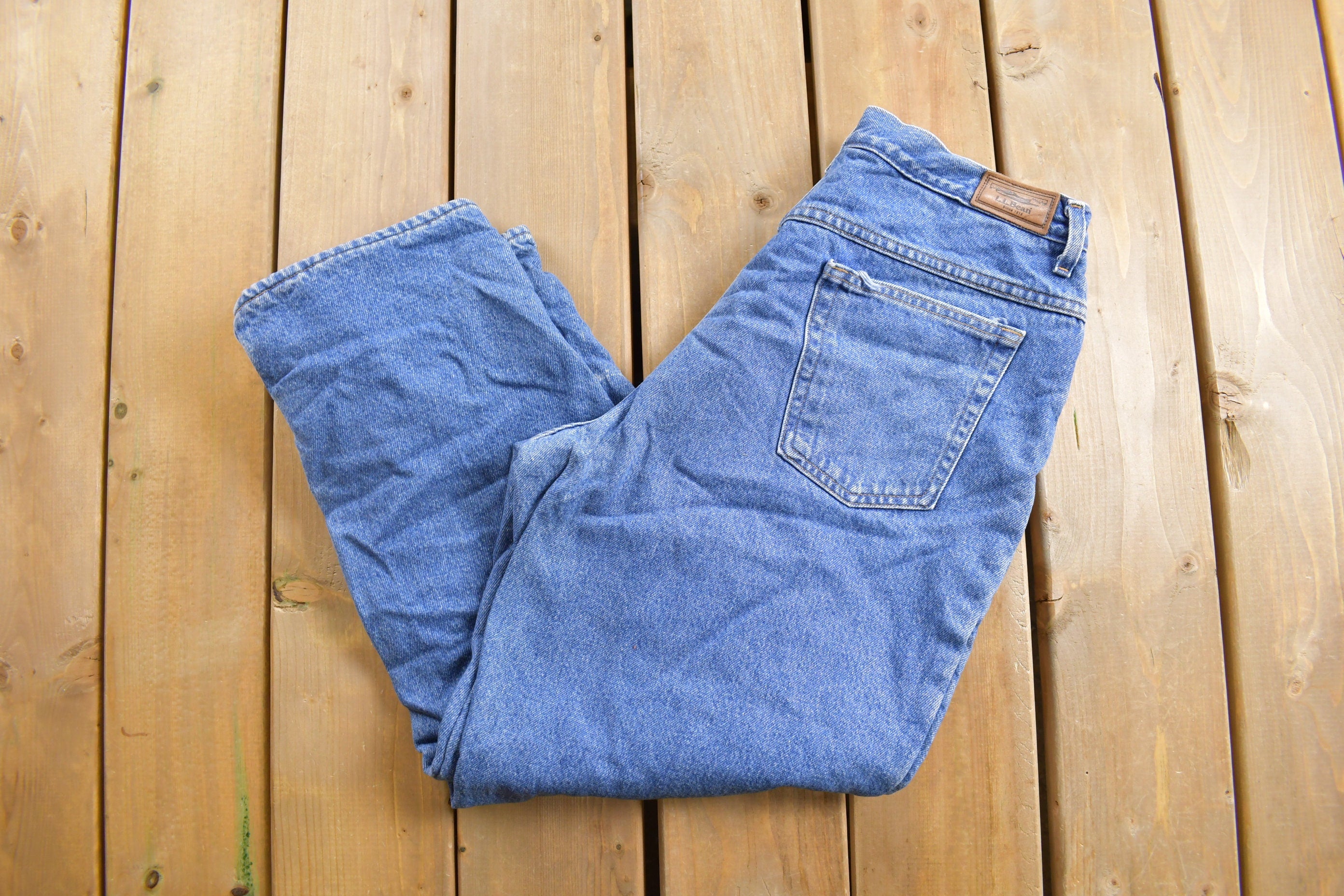 Vintage 1990s L.L Bean Fleece Lined Jeans 31 x 26