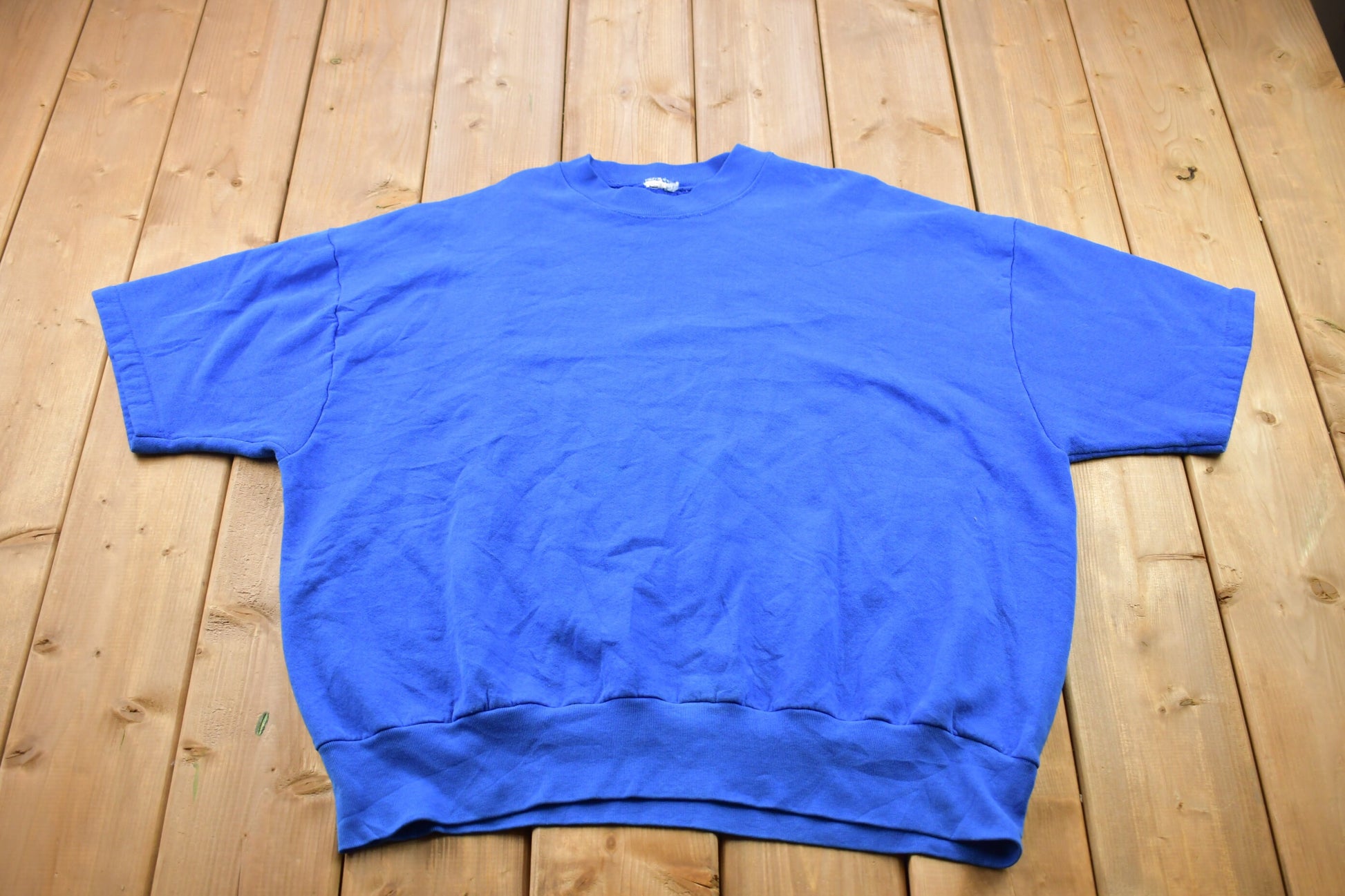 Vintage 1990s Blank Crewneck Short Sleeve Sweatshirt