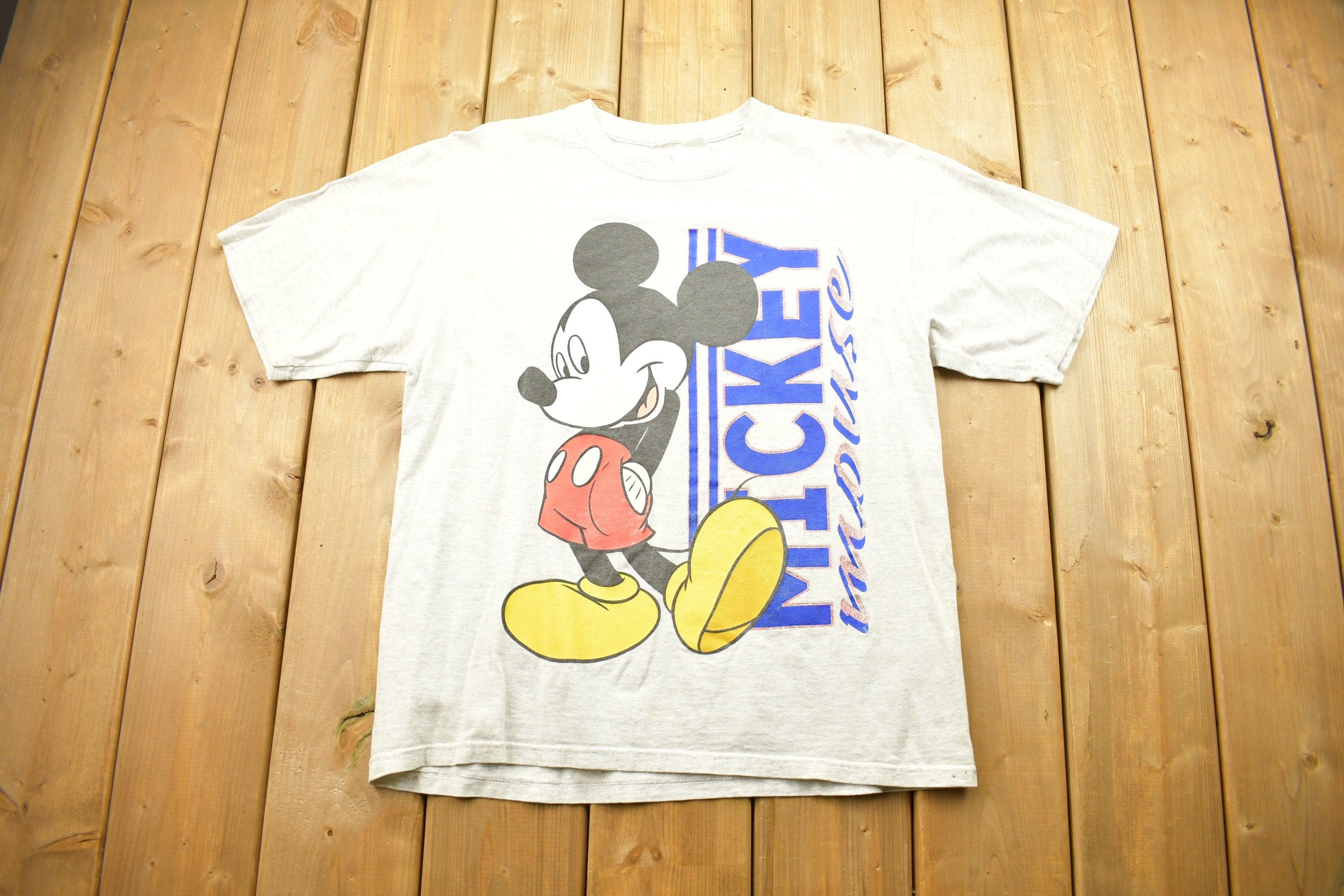 Vintage 1990s Mickey Mouse Disney Graphic T Shirt