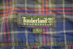 Vintage 1990s Plaid Timberland Weathergear Flannel Button Up Shirt