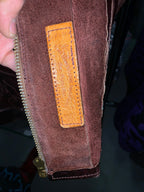 Vintage 1970s East West Musical Instruments Leather Motorcycle Jacket