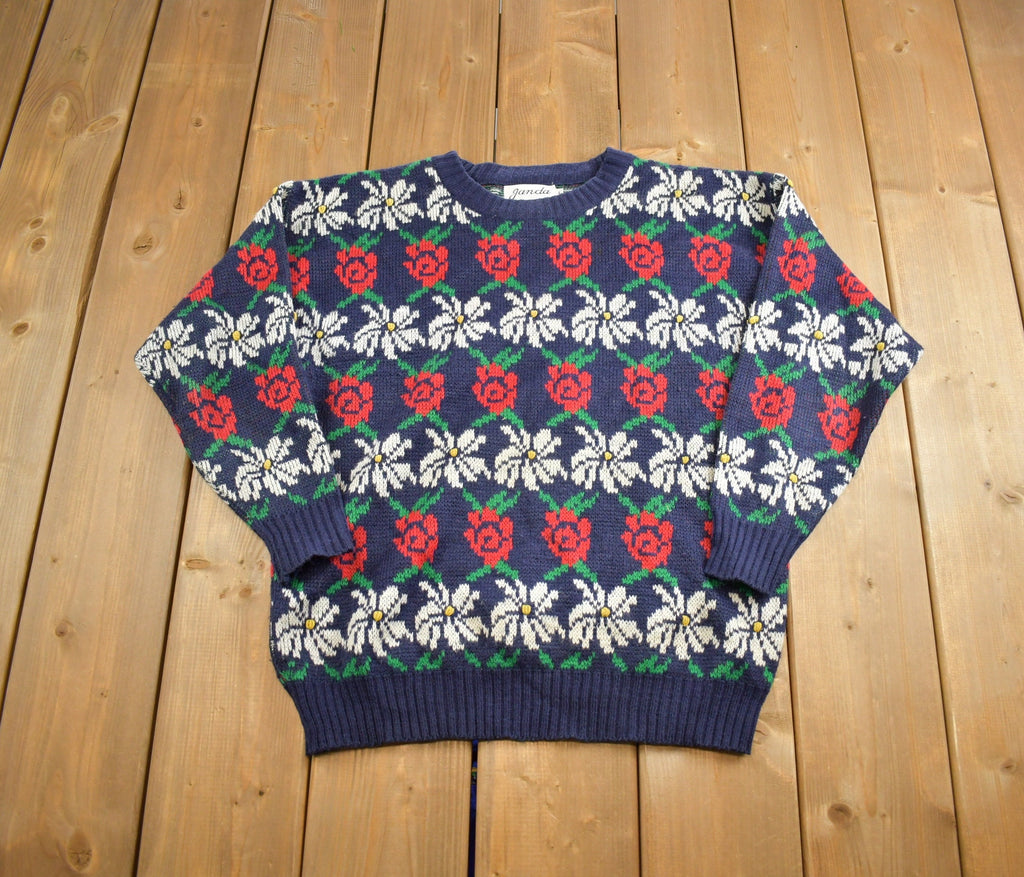 Vintage 1990s Janda Holiday Knit Crewneck Sweater