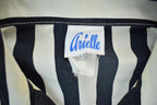 Vintage 1990s Black & White Patterned Striped Shirt