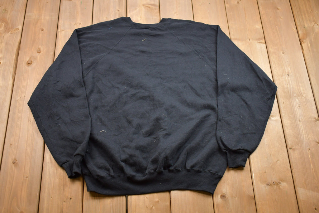 Vintage 1987 Made In USA Black Crewneck Sweatshirt