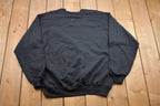 Vintage 1987 Made In USA Black Crewneck Sweatshirt