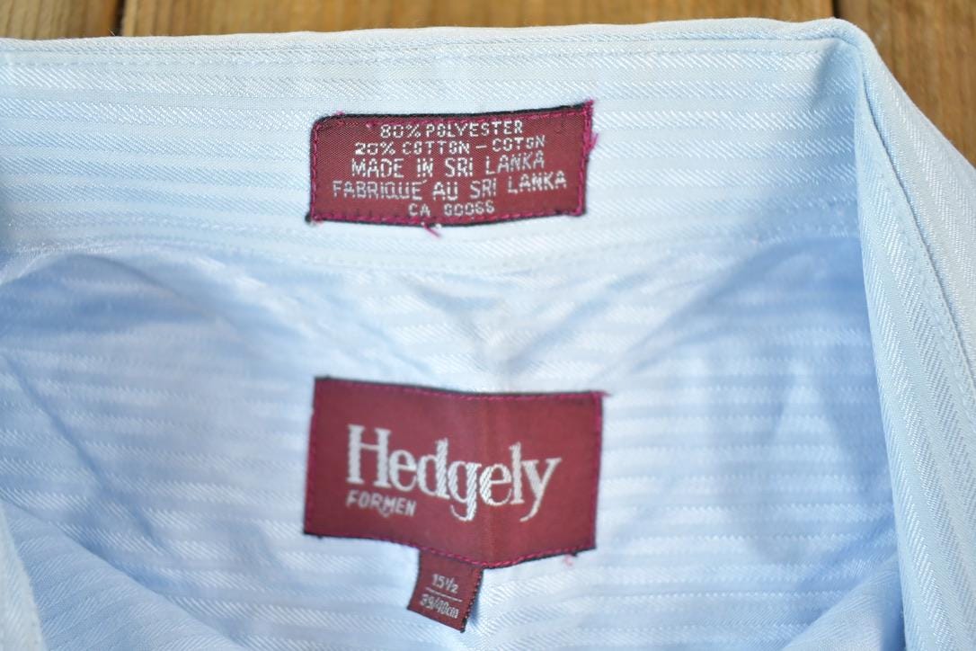 Vintage 90s Hedgely Button-Up Shirt Mens S - Preppy Style