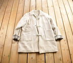 Vintage 1970s Trilogi By Super Fashions Wool Toggle Button Up Jacket