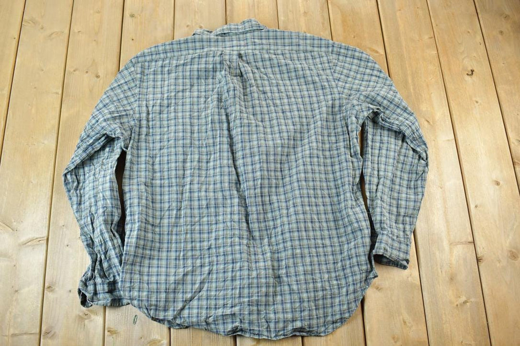 Vintage 1990s Ralph Lauren Plaid Button Up Shirt