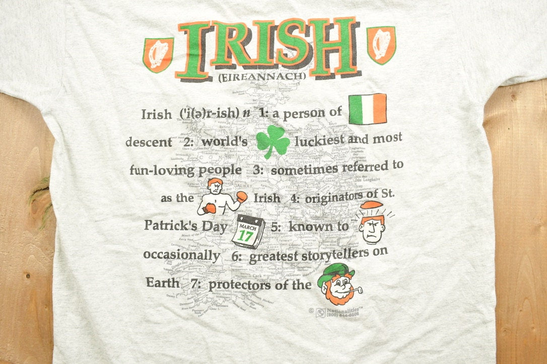 Vintage 1990s Irish St Patricks Day T Shirt