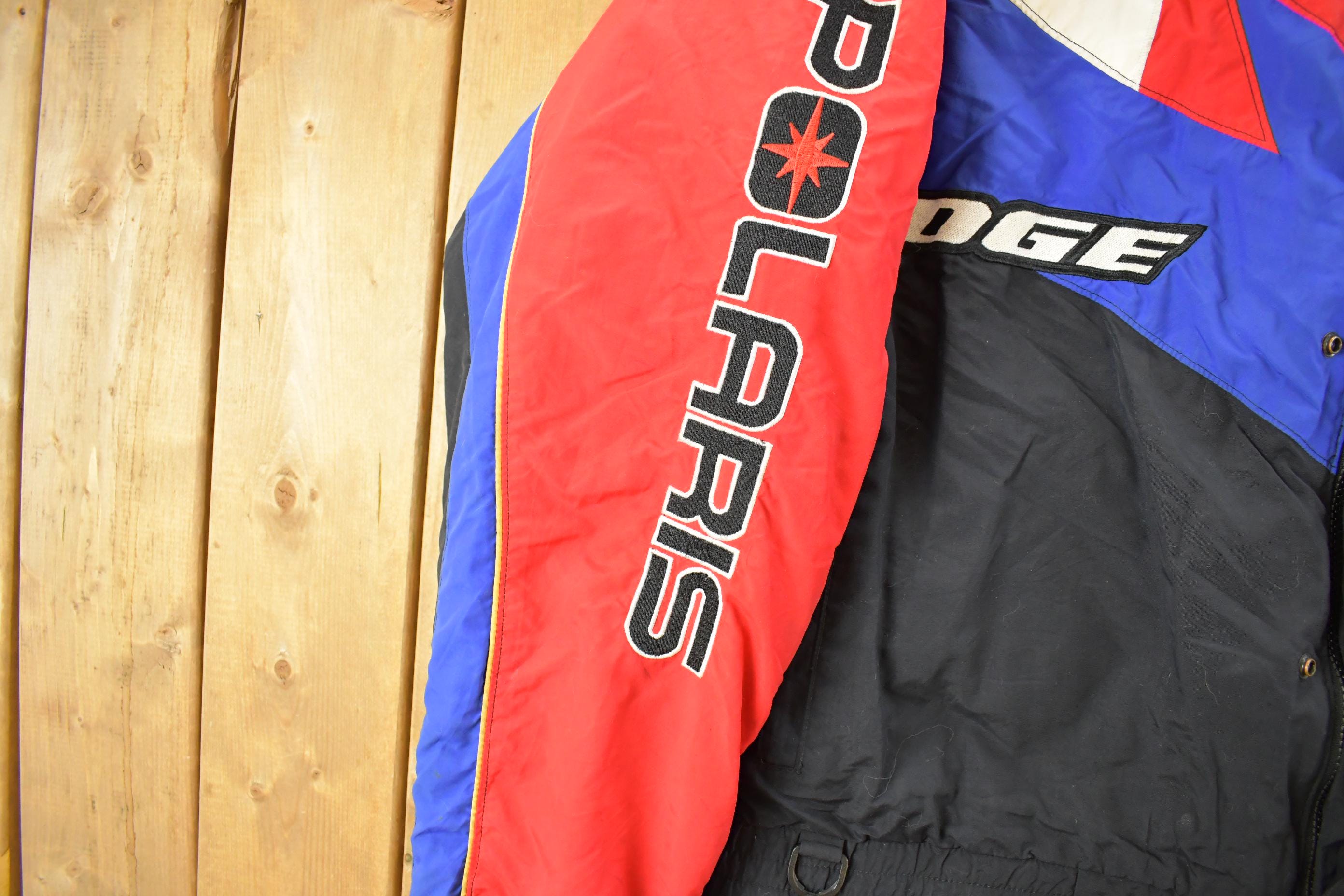 Vintage 90s Polaris Snowmobile Jacket Men's XL Tall